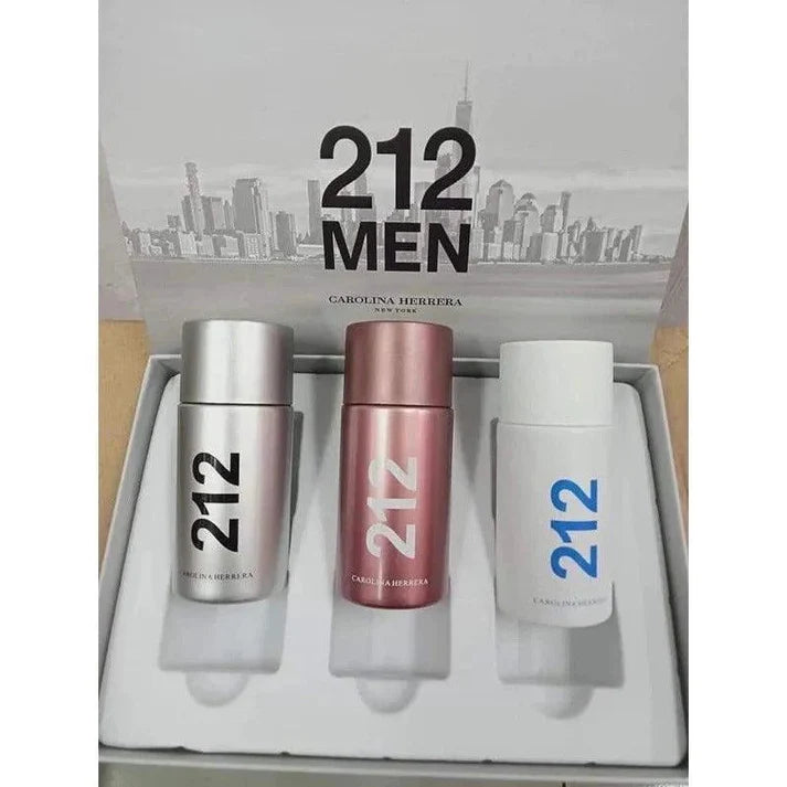 Carolina Herrera 212 Men's Gift set – 3 x 30ml