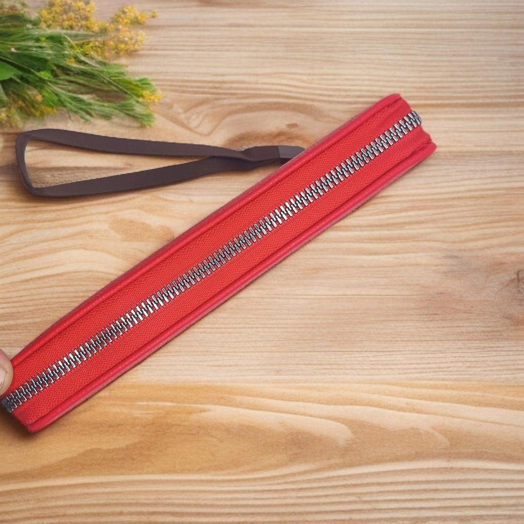 Stylish Women's Red PU Leather Clutch - 1 Pc Formal Accessory