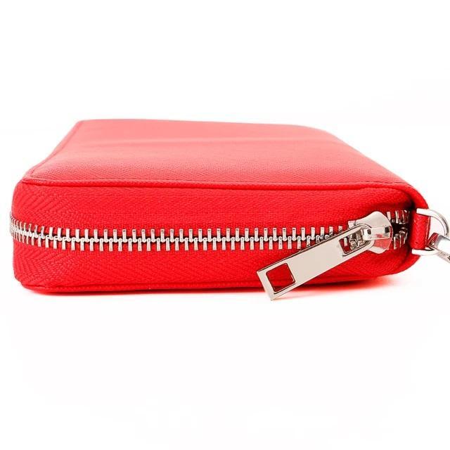Stylish Women's Red PU Leather Clutch - 1 Pc Formal Accessory