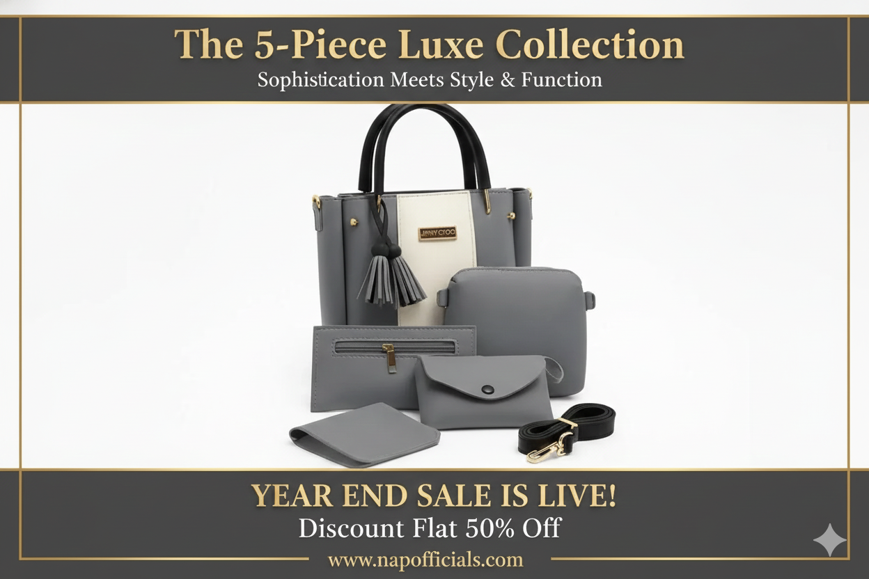 High Quality 5 Pieces Bag Set (Jimmy Choo)