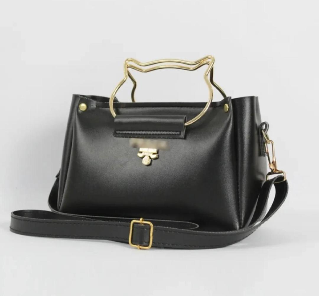 Girl's Synthetic Leather Plain Hand Bag