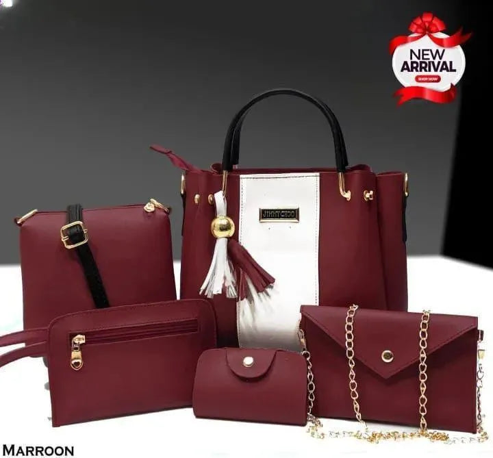 High Quality 5 Pieces Bag Set (Jimmy Choo)
