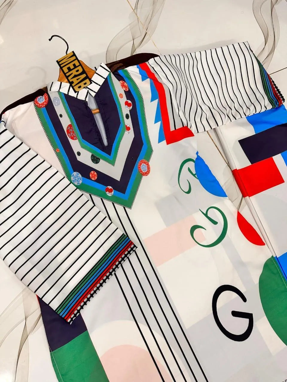 2 Pcs Women's Stitched Swiss Voile Printed Co-Ord Set