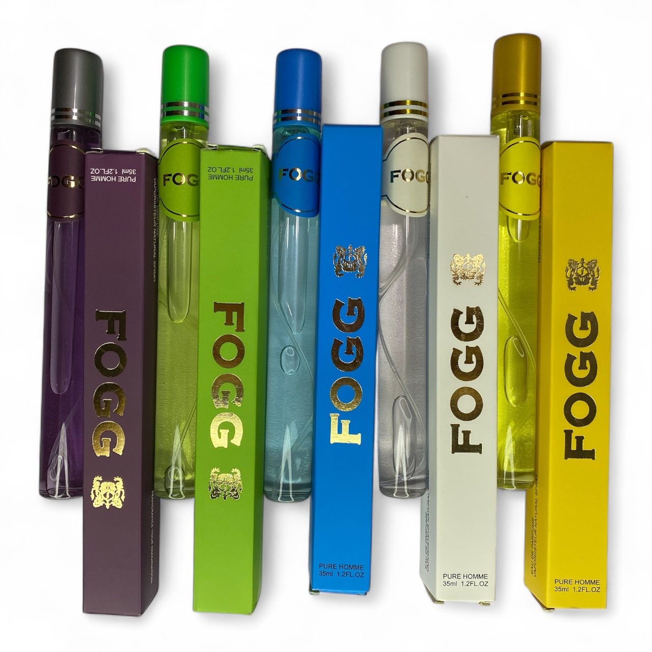 Fogg 5-in-1 Eau de Parfum Gift Set – 35ml Each (Unisex Edition)