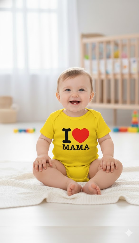 Baby's Jersey Printed Romper Set