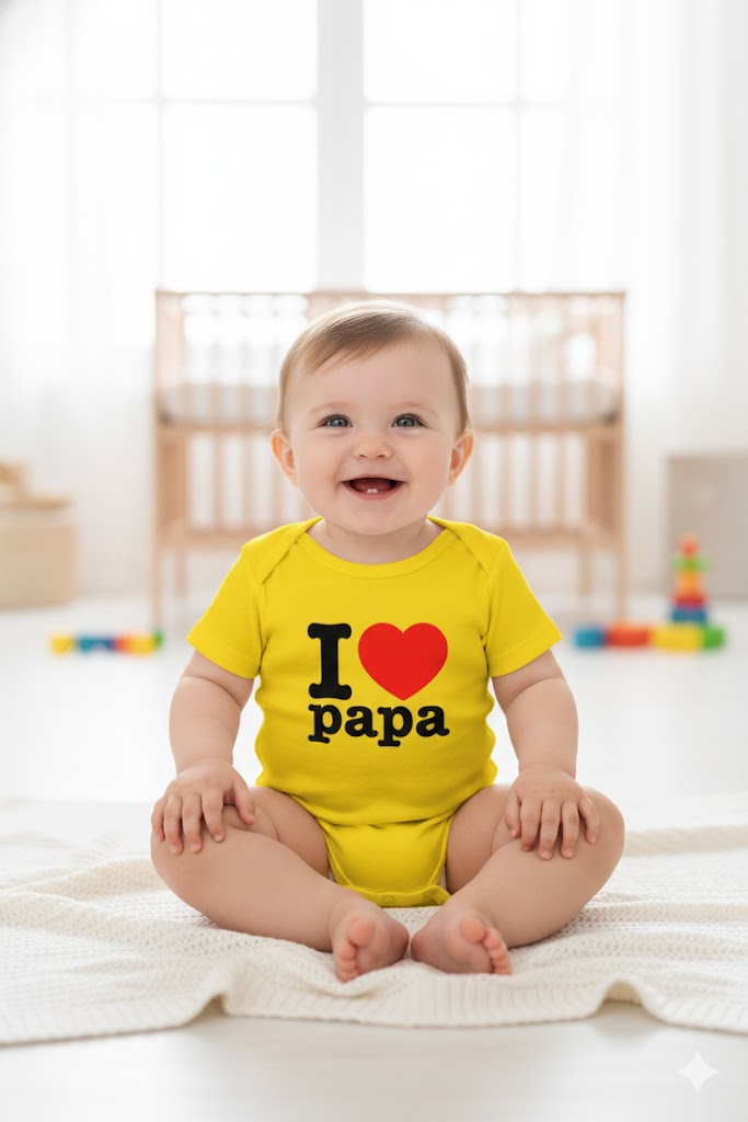 Baby's Jersey Printed Romper Set